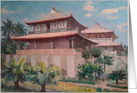 Building of Chikan - Taiwan for Chinese New Year card