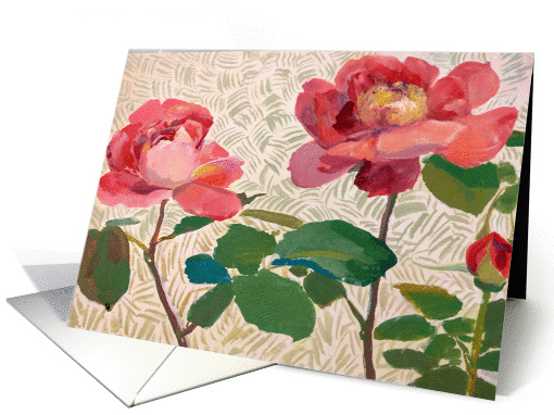 Camellias for Wedding Anniversary card (1461056)
