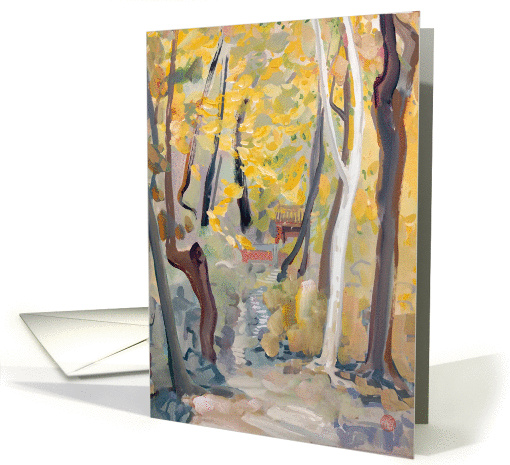 Golden Trees for Wedding Anniversary card (1461216)