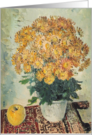 Chrysanthemum Flowers for Birthday card