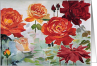 Roses Flowers for Mother’s Day card