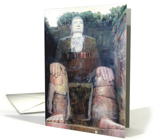 Sympathy Card Chinese Giant Buddha Statue card (1471378)