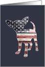 Patriotic Chihuahua, Blank card