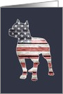 Patriotic Pitbull, Blank card