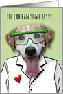 Science Lab Humorous Anniversary card