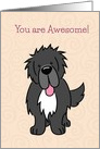 Can’t Thank You E’newf, Newfoundland Dog card