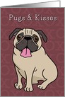 Pugs and Kisses, Valentine card