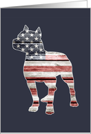 Patriotic Pitbull, Blank card