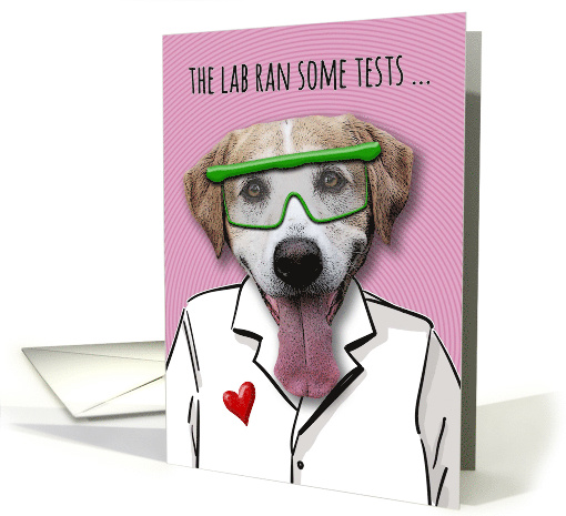 Science Lab Humorous Valentine's Day card (1483654)