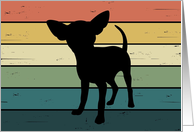 Congratulations on Adoption of Chihuahua Dog card