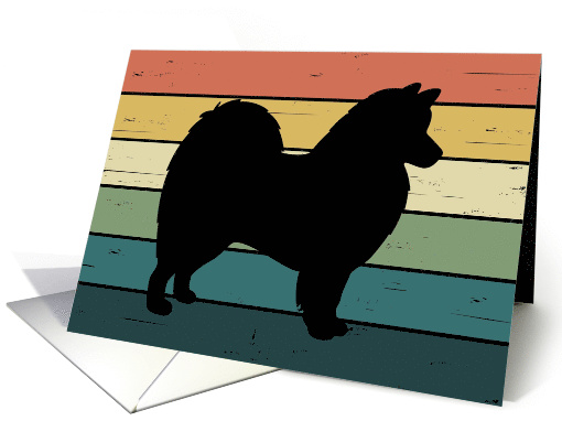 Congratulations on Adoption of American Eskimo Dog card (1564068)