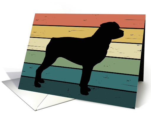 Congratulations on Adoption of Rottweiler Dog card (1564114)