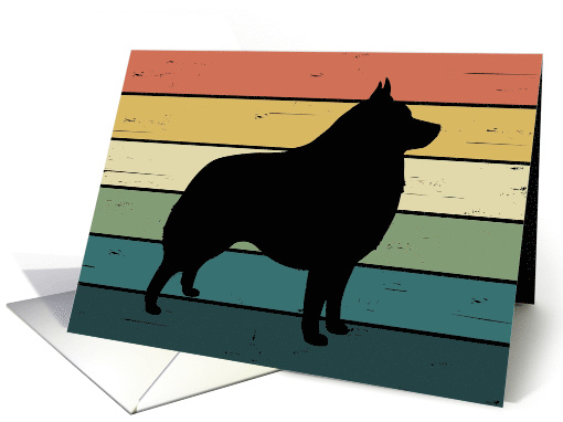 Congratulations on Adoption of Schipperke Dog card (1564120)