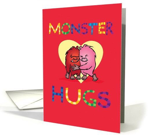 Monster Hugs for Valentine's Day card (1469458)