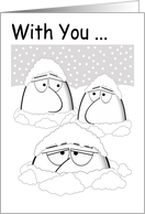 With You I’m Encouraged To Plow Forward And Keep My Head Up. card