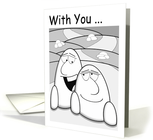 I'm Thinking Of How Much I Enjoy Walking And Talking With You. card