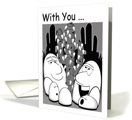 Pebz Family Surrounding The Christmas Cactus card (1470228)