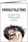 Congratulations on Your Baby Mother Sentiment card