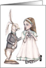 Alice’s Adventure in Wonderland Fine art Blank Any Occasion card