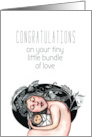Congratulations on your Baby Bundle of Love for a New Parent card