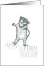 Happy Birthday Possum Australian Animal card