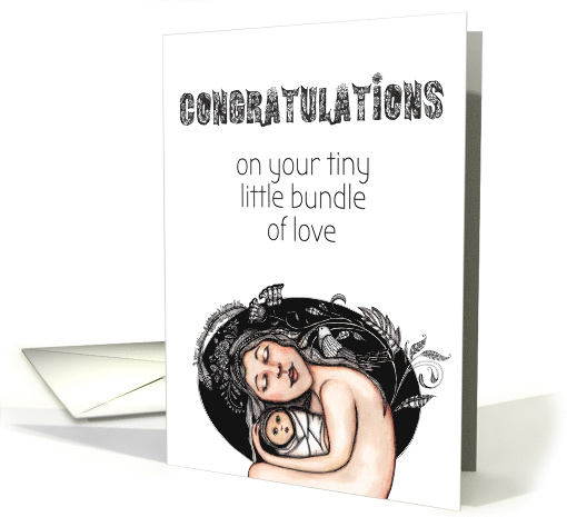 Congratulations on Your Baby Mother Sentiment card (1586074)