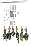 Happy Birthday Fish Wishes Fishes card