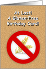 At Last! a Gluten Free Birthday Card