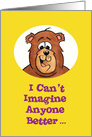 Mother’s Day Card with Bear About Mother of His Children card