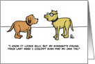 National Dog Day with a Cartoon of a Dog Wearing Glasses card