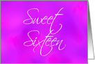 Sweet Sixteen Birthday Card Parents Buy The Never Been Kissed line card