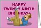Humorous Birthday Card With Man Laughing Hysterically card