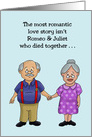 Anniversary Card For An Elderly Couple Most Romantic Love Story card