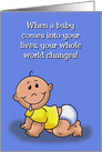 Congratulations On Birth Of Baby Boy Comes Into Your Lives card