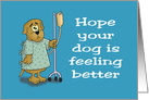 Get Well Card For Pet Dog Hope Your Cat Is Feeling Better card