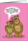 Birthday Card With Cartoon Bear Couple You’re So Special card