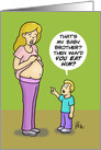 Humorous Blank Note Card Then why’d You Eat Him? card