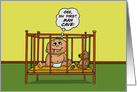 Occasion Gift For You Card For Baby Boy With Gee, My First Man Cave card