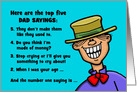 Funny Birthday Card For Dad Dad’s Favorite Sayings card