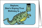 Nephew’s Birthday Card Dinosaur Hope Your Birthday Is Dinomite! card
