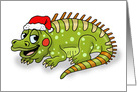 Iguana Wish You A Merry Christmas card