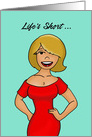 Birthday Card Life’s Short, Go Ahead, Buy Those Shoes! card