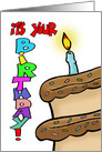 Birthday Card With Cartoon Cake It’s Your Birthday card