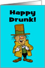 Birthday Card With Happy Drunk! Let’s Get Birthday card