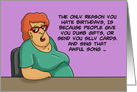 Getting Older Card With Cartoon Woman Why You Hate Birthdays card