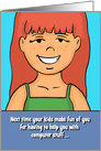 Humorous Friendship Card Next Time Your Kids Make Fun card