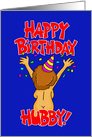 Humorous Adult Birthday Card For Husband With Naked Wife card