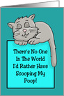 Valentine Card From The Cat No One Else I’d Rather Scoop card