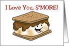 Cute Blank Note Card With S’more I Love You S’more! card