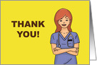 Thank You Card For Doctor or Nurse About Coronavirus / COVID-19 card